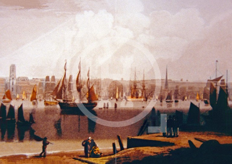 View of Liverpool from across the river